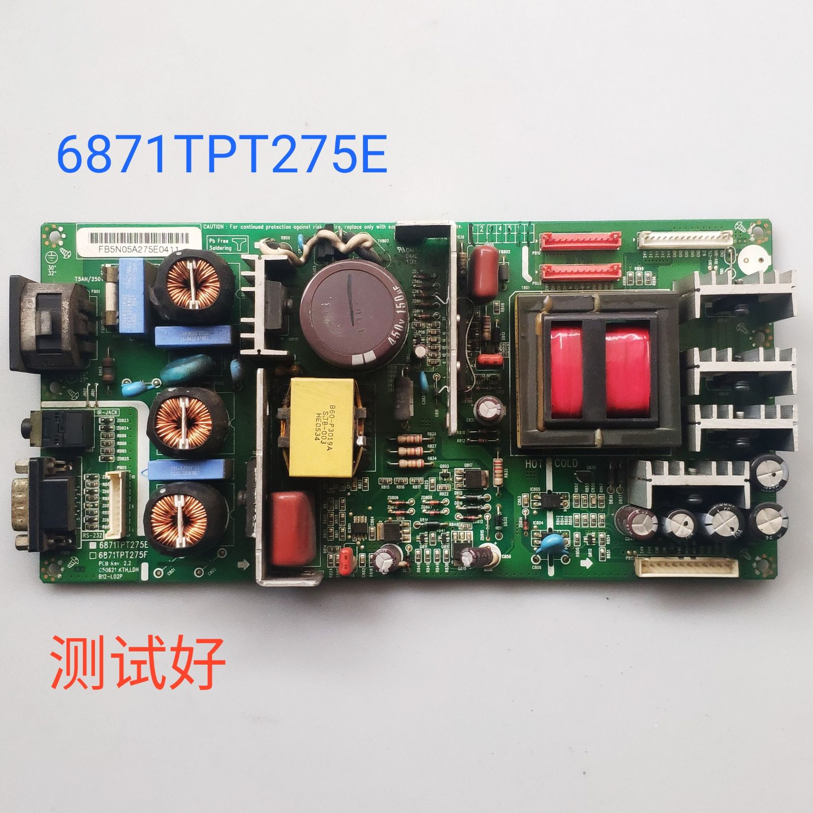 LG RT-32LZ50 电源板 6871TPT275E B12-L02P