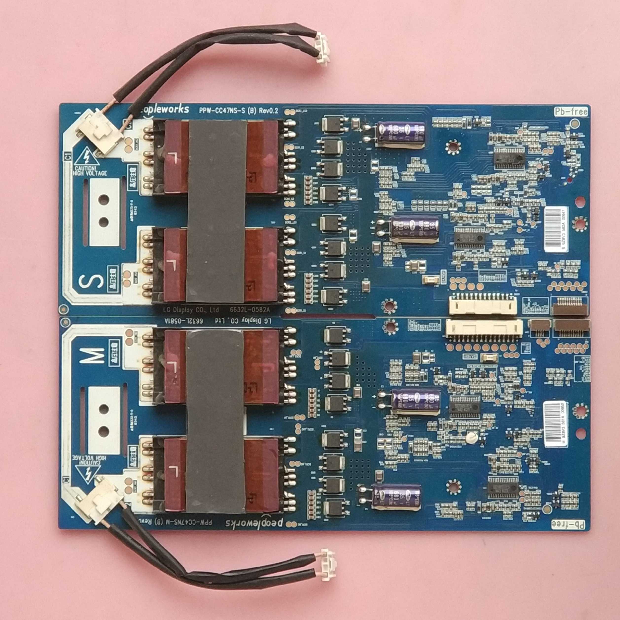 创维 47L03RF 海信 TLM47V88GPA
高压板 6632L-0581A 6632L-0582A