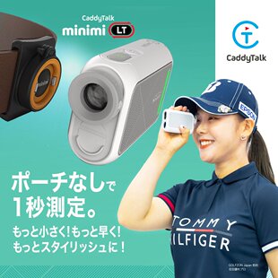 日本直送CaddyTalk minimi LT坡度 电子球童 高尔夫测距仪 挂腰