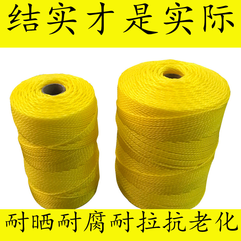 1mm-10mm尼龙绳子2mm黄色捆绑绳图片