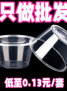 透明盒子饭盒外卖打包一次性餐盒