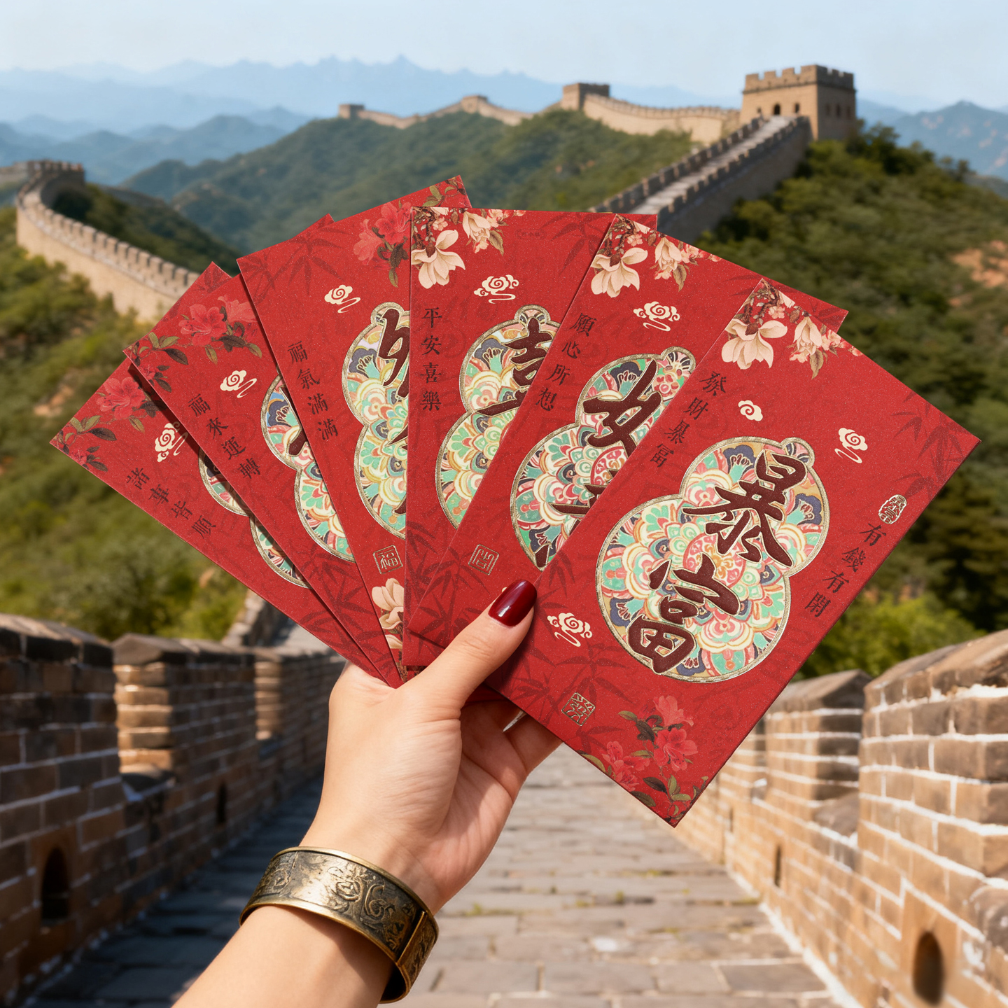 好运多福葫芦红包袋2026马年中国风新年春节压岁钱拜年贺寿利是封