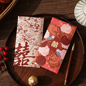 红包袋结婚中式 喜鹊见喜高档利是封婚礼回礼喜包送朋友随礼份子钱