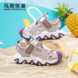 女童凉鞋2026夏季新款软底女孩夏款运动凉鞋女生宝宝公主小孩女款