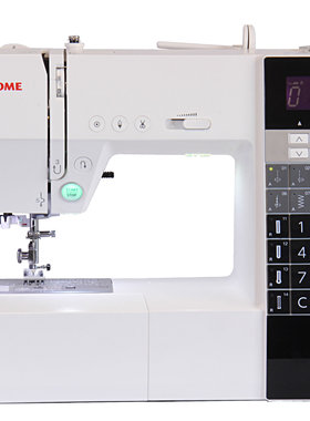 日本真善美电脑多功能家用电动缝纫机DC7100