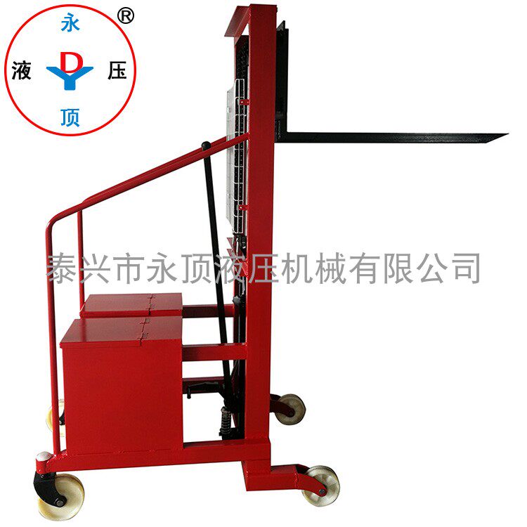 1吨手动液压装卸车/液压配重车/堆高车/ 平衡式叉车