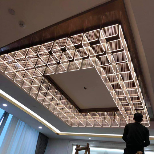 别墅亚克力吊灯吸顶灯