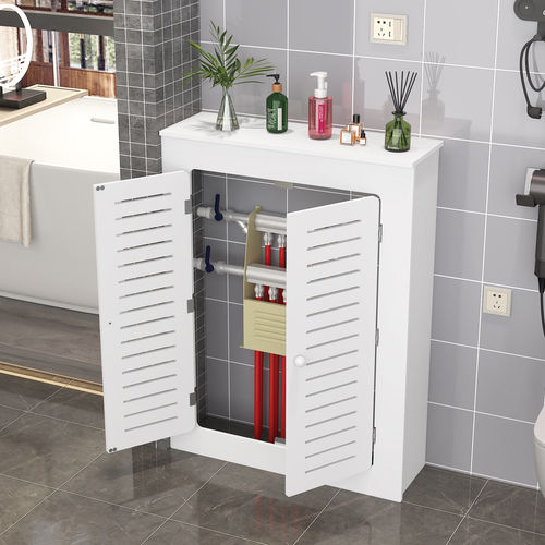 定制地暖分水器遮挡柜空调下水管遮挡罩老式暖气片遮丑箱阀门装饰