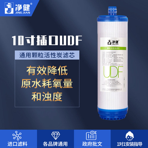 净健插口10颗粒活性炭纯水机