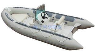 南韩1.2进口材料RIB430充气玻璃钢游艇