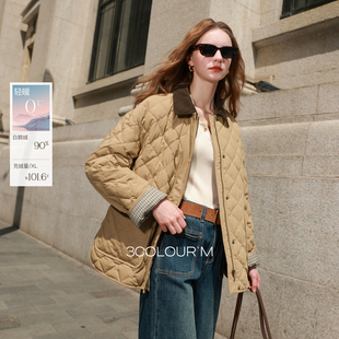 【90白鹅绒】三彩2025冬季新款轻薄宽松羽绒服鹅绒服保暖M