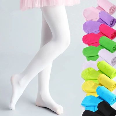 Summer Spring Candy Color Kids Pantyhose Ballet Dance Tights