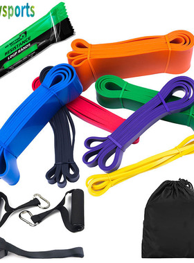 Fitness Band Pull Up Elastic Bands Rubber Resistance Loop Po