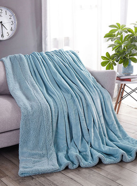 Thickening blanket Double coral fleece blankets 双层毛绒毯子
