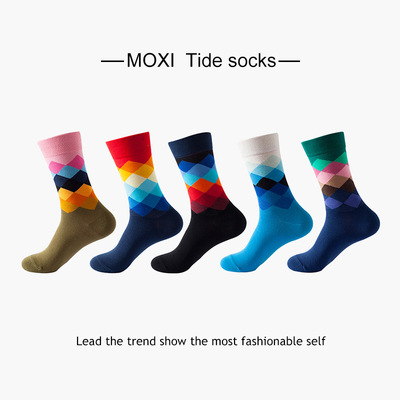 2024 new socks men's versatile mid-barrel autumn and winter