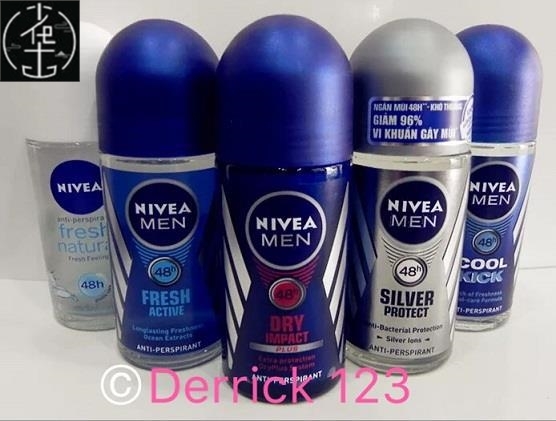 Nivea anti-perspirant roll on deodorant for men/ women 走珠