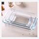 glass pan dish tempered microwave oven risotto rectan