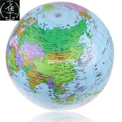 1 14 inflatable earth world globe map ball geography toy
