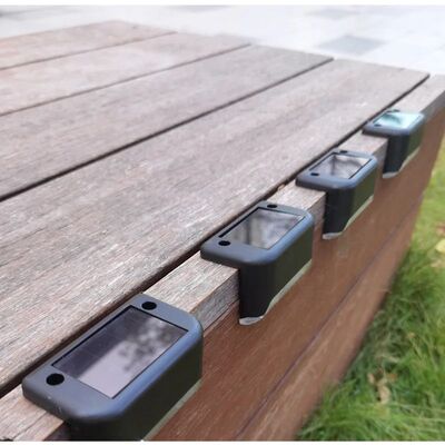 1/4/10/20pcs LED Solar Stair Light Waterproof Outdoor Garden