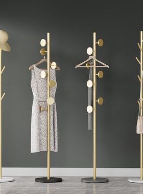 Floor standing coat rack, bedroom metal hanger金属衣架围巾架