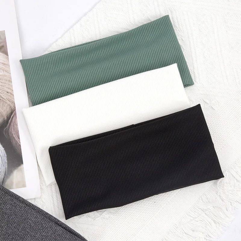 Elastic Solid Color Hair Bands for Women and Men Hairband Ru