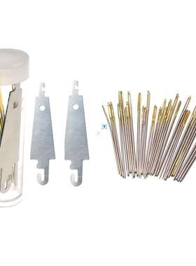 30pcs 3.4cm 3.7cm 4.1cm Hand Sewing Needles Gold Eye Embroid