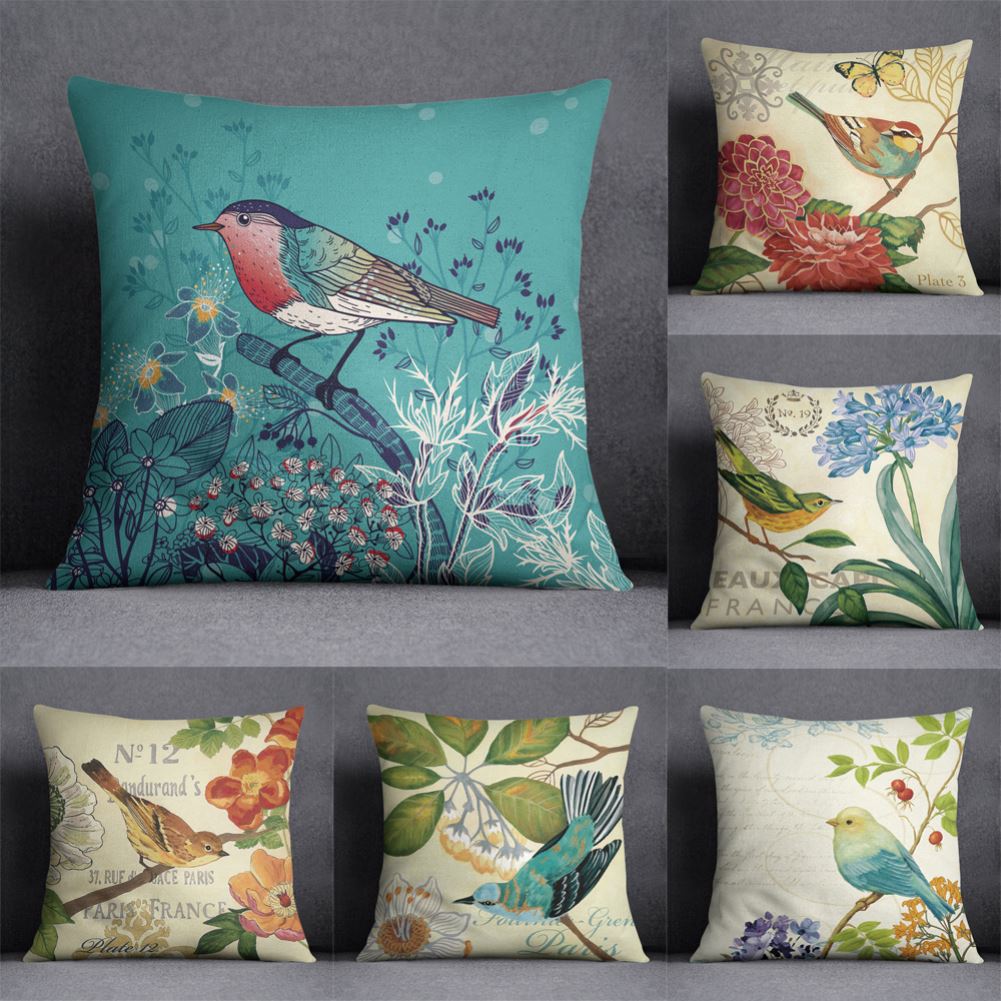 Tropical Plant Green Monstera 43*43cm Polyester Throw Pillow