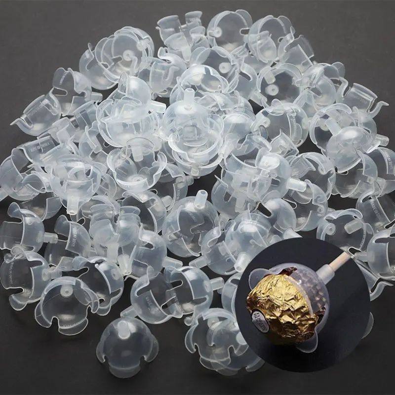 50Pcs Clear Chocolate Box Holder Plastic Chocolate Truffle R