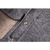 2023冬季短款时尚羊毛双面毛呢男士新款夹克潮流外套5515P325K558，男装毛呢大衣，电商D318(原电商B337)