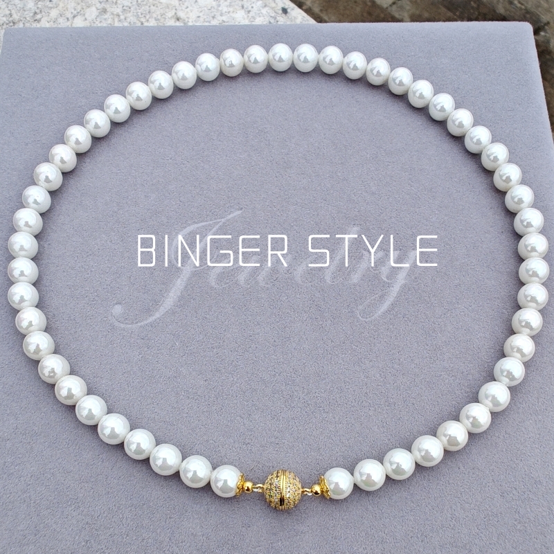 2025新款天然有核海水珍珠项链