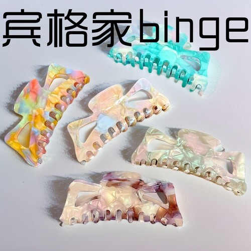 13CM超大号及腰发醋酸金标抓夹