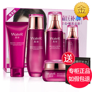 一枝春墨菊深度补水五件套装化妆品护肤女保湿水乳洗面奶面霜bb霜
