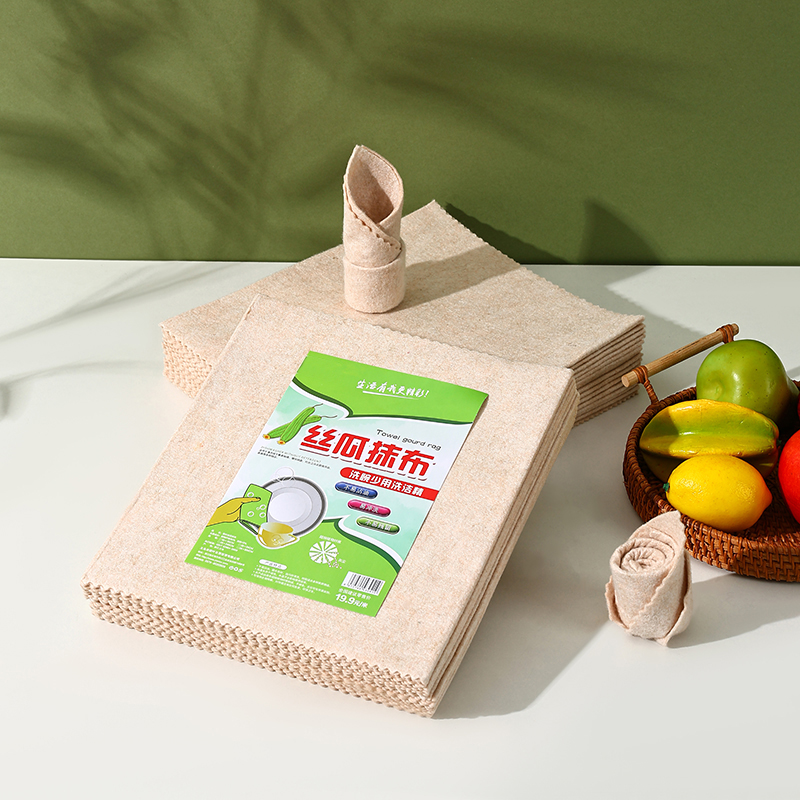 加厚丝瓜抹布 厨房抹布 不沾油 家用清洁抹布 加宽28CM8米长