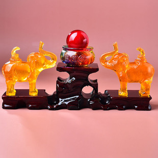 2026年属牛人灵蛇进禄琉璃摆件蛇年生肖牛吉祥物男女礼物家居客厅