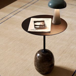 tradition边几 丹麦设计师款小茶几轻奢高级感客厅沙发大理石角几