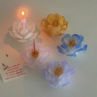 Shinymomo创意手作工艺送人新中式牡丹玻璃花朵香插摆件装饰香托