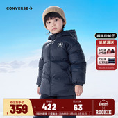 款 匡威儿童装 男童女童羽绒服2025冬季 中大童面包服加厚外套新年红