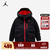 新款 Jordan儿童装 男童羽绒服2025冬季 中大童棉衣外套潮JD2242004