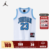 Jordan儿童装 男童夏季 运动背心大小童透气排汗篮球上衣JD2322014