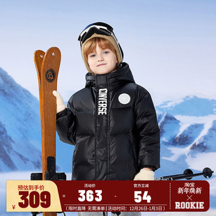 加厚棉衣面包服保暖外套冬装 儿童装 厚 新款 匡威男童羽绒服2025冬季