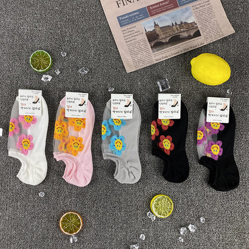 韩国东大门进口甜美女船袜