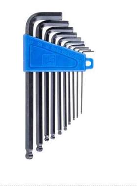 L形内六角扳手套装, 英制, 10件套, 1/16 → 3/8in规格