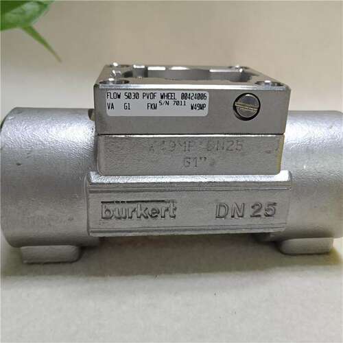 宝德S030涡轮流量计接头*316,FKM,金属叶轮流量计 宝帝burkert