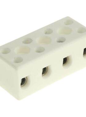 RS PRO 非熔断型接线端子,4路螺钉安装, 8AWG 每包5个