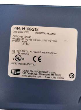 原装正品  J120K-36  压力开关  可开税票