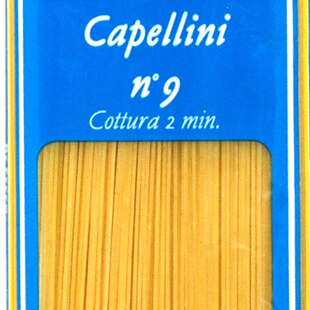 3包包邮 意大利进口得科9号超细幼身型意大利面 capellini西餐用