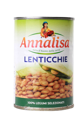 意大利进口安娜丽莎扁豆400g 西餐沙拉汤类配料ANNALISA  包邮