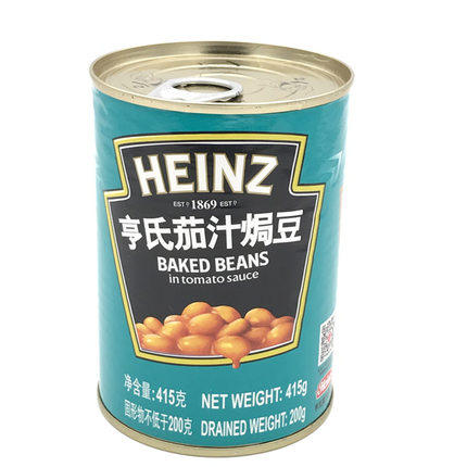 亨氏茄汁焗豆配菜早餐