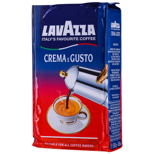 早餐已磨好冲饮咖啡粉LAVAZZA 咖啡粉250g 意大利进口 乐维萨经典