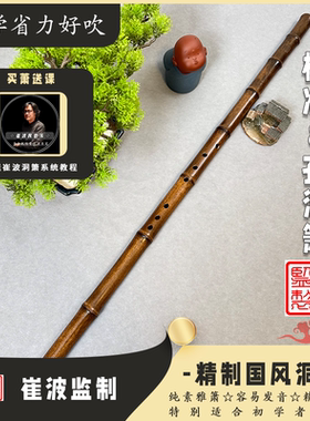 T崔波监制-专业古风8孔洞箫竹箫专业演奏箫